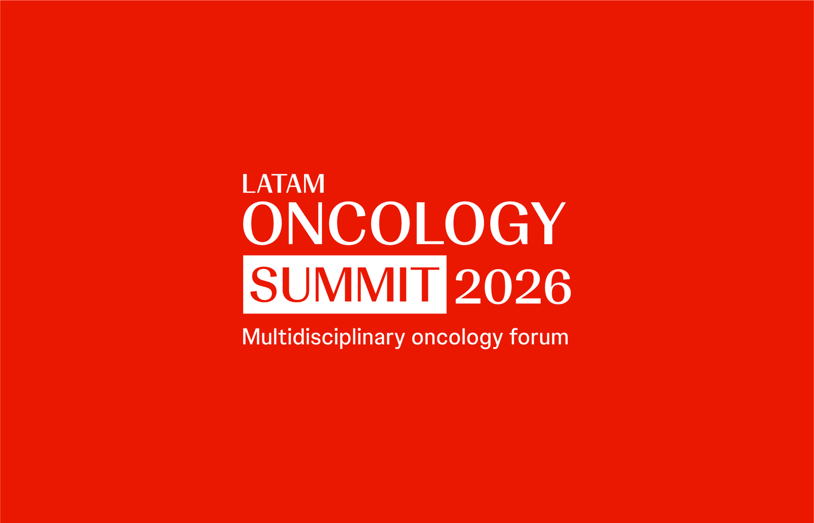 LATAM Oncology Summit 2026 — Sistema visual principal
